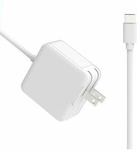 1011) Macbook 充電器 ノートパソコン 急速充電器 Type-C ACアダプター PD対応 67W 65W 61W 45W USB-C 充電器 Cタイプ　（ホワイト）