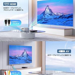 1055) ミニDVDプレーヤー 1080PサポートFELEMAN DVD/CD再生専用モデル リージョンフリー CPRM対応、録画した番組や地上デジタル放送の画像2