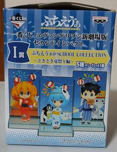 綾波レイ(長女) 浴衣：水色(ローソン限定カラー) 一番くじ ヱヴァンゲリヲン新劇場版 セカンドインパクト I賞 ぷちえうぁ どきどき夏祭り編