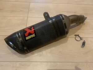 アクラポビッチ R25 MT25 ヤマハ　スリップオンマフラー AKRAPOVIC カーボン 中古品