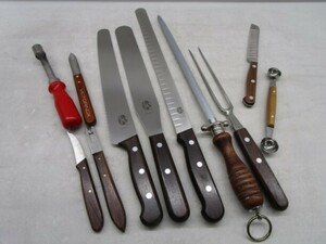 ★平1276 ビクトリノックス 他 VICTORINOX 包丁 ナイフ カステラ包丁 ケーキナイフ サーモンナイフ パレットナイフ 調理道具 製菓 12404031