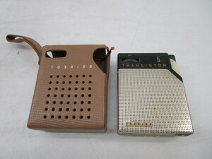 ★平1291 TOSHIBA 東芝 TRANSISTOR RADIO 6PT-354 トランジスタ ラジオ ジャンク 昭和レトロ 当時物 アンティーク 92404091