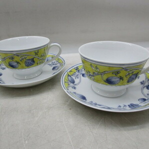 ★手0034 ノリタケ Noritake China San Remo カップ＆ソーサー コーヒーカップ ティーカップ ソーサー 碗皿 2客揃 12403281の画像1