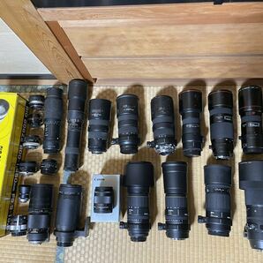 カメラ レンズ 25個まとめて/SIGMA OLYMPUS Canon Nikon PENTAX TAMRON TOKINA等/ジャンク品 まとめ ジャンク 大量 まとめ売りの画像1