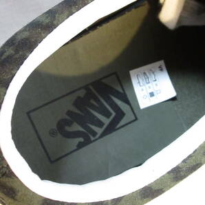 1円〜 VANS オールドスクール 36 DX アナハイムファクトリー レオパード スニーカー ヴァンズ バンズ 靴 27.5cm メンズ カーキ シューズの画像9