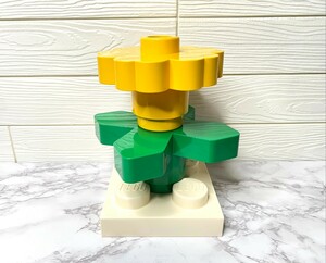希少 LEGO レゴ ジャンボフィグ お花　(きいろ)　花　フラワー　オブジェ