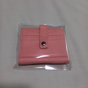 【牛革】カードケース 財布　レディース 定期入れ　プレゼント　ピンク