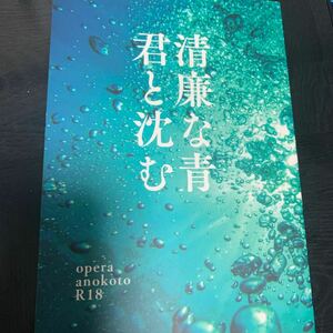 清廉な青君と沈む ふまけん 同人誌