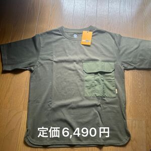 【新品タグ付】Ｍサイズ グリップスワニー ギア ポケット Ｔシャツ 4.0 オリーブ グリーン 緑 ＯＤ 半袖Tシャツ