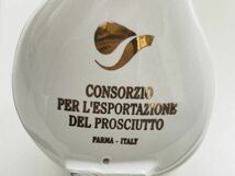 珍品　Italy PARMA パルマハム協会　生ハム原木　CERAMICA DEL FERLARO COLLECCHIO 記念品　イタリアン_画像7