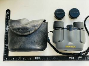 PENTAX 8×21 UCF MINI Field6.2° binoculars . shape scratch dirt equipped soft case / protection cap attaching present condition goods 