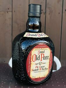 Grand Old Parr Grand Old pa-12 year DE LUXE Deluxe Scotch WHISKY 750ml 43% / unopened long-term keeping goods dark place storage middle ( tube Z-29)