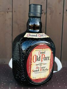 Grand Old Parr グランド オールドパー 12年 DE LUXE デラックス スコッチ WHISKY 750ml 43％ / 未開封 長期保管品 暗所保管中 (管 Z-29)