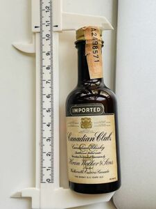  новый товар нераспечатанный Canadian Club Canadian Club 6 год 1978 Mini бутылка виски 50ml старый sake коллекция 