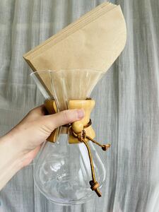 新品　未使用　ケメックス chemex 純正コーヒーフィルター　ペーパーフィルター　9枚のみ　cm-6 ６杯用 珈琲 ドリッパー 本体付属しません