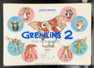 グレムリン2 下敷き　新品未開封　gizmo ギズモ　gremlins2 モグワイ　映画　スピルバーグ