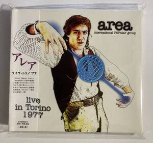 AREA アレア ／ Live in Torino 1977 ライヴ・トリノ '77 紙ジャケット