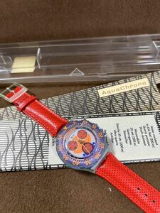 新品未使用 稼動品 swatch スウォッチ アクアクロノQZ 200m