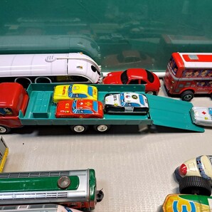昭和レトロ ブリキおもちゃ ミッキーのバス キャリアカー電車 その他 11台セットの画像5