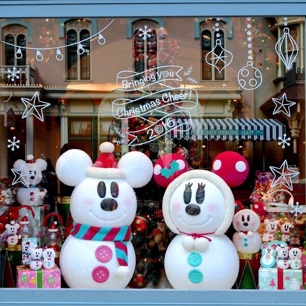 東京ディズニーリゾート園内★ディズニーミニーマウススノースノー　雪だるまぬいぐるみ