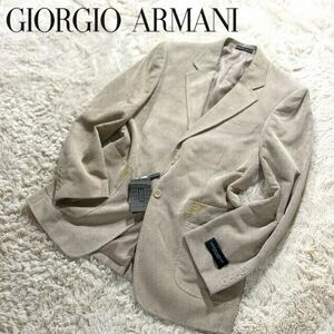  new goods unused tag attaching GIORGIO ARMANI [ top class, black tag tailored jacket joru geo Armani 48