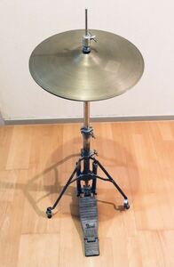 【送料無料】ハイハットシンバル ハイハットスタンドセット Pearl Zildjian 白抜き ヴィンテージ パール ジルジャン 