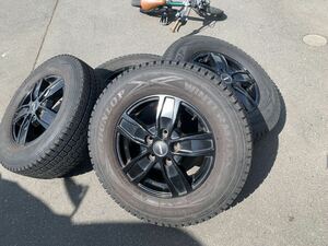 希少　FIAT DUCATO フィアットドュカト用AUTEC アルミホイール　6J×15 PCD118 ET60 ハブ径71mm スタッドレス付　DUNLOP WINTERMAXX