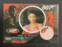 （希少）2006 Rittenhouse James Bond Dangerous Liaisons HALLE BERRY as JINX ハル・ベリー実使用コスチュームカード_画像1