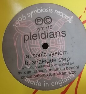 12 Pleidians Sonic System Analogue step Symbiosis records