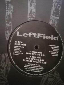 90s　ハウス　Leftfield Song of Life