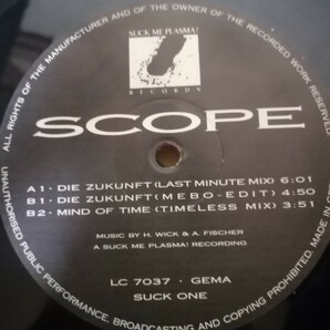 80s ドイツ テクノ12 Scope Die Zukunft Suck Me Plasma labelの画像1