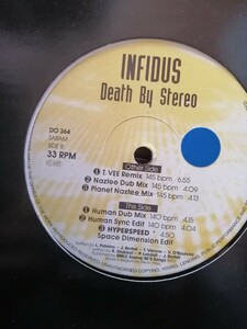 90s トランス　12 Infidus Death By Stereo
