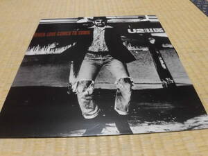 U2「WHEN　LOVE　COMES～」12インチ　ブルース　ハードロック　フォーク　BBキング　「魂の叫び」シングル