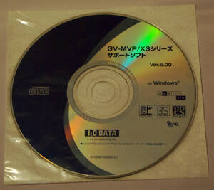 I-O DATA GV-MVP/XS3・ GV-MVP/XS3W・ GV-MVP/XZ3 サポートソフトCD-ROM