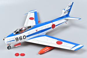 * Hasegawa 1/48 F-86F aviation self .. blue Impulse plastic model final product *