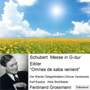 ウィーン少年合唱団◆往年の名唱◆グロスマン指揮シューベルト第2ミサ曲他(1958年初出)の画像1
