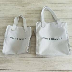 中古DEAN&DELUCA トートバッグ　大・小　2点