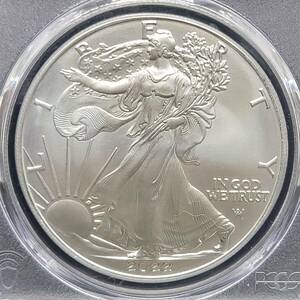 【最高鑑定】★2022年 アメリカ シルバーイーグル 1ドル 銀貨 PCGS MS70 First Strike アンティークコイン モダン★