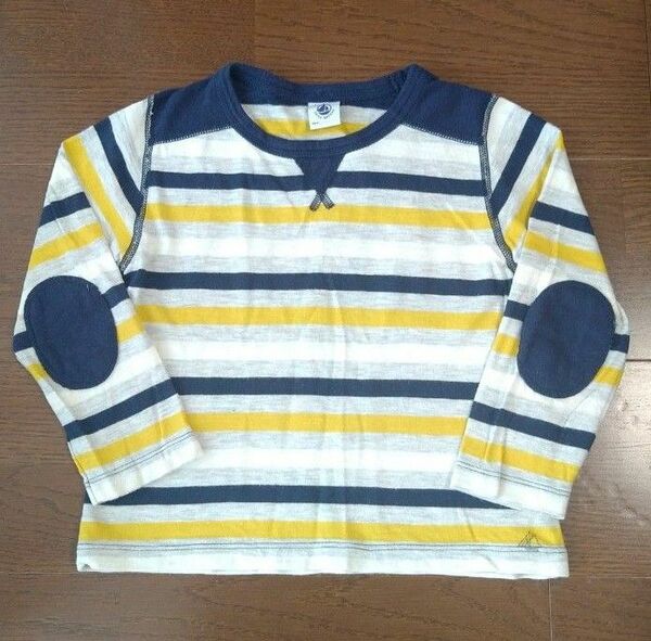 長袖　Tシャツ　ロンT　長袖Tシャツ　ボーダー　プチバトー　PETIT BATEAU　104　100　4ans　子供服　キッズ