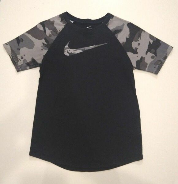 半袖Tシャツ　半袖　Tシャツ　ナイキ　NIKE　S　キッズ　ジュニア　子供服　 ブラック　 黒　140