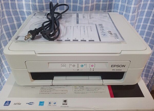 インク詰まりの為ジャンク EPSON カラリオ PX-045A インクジェットプリンター 複合機 元箱/説明書あり