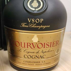 2本セット★COURVOISIER クルボアジェ VSOP ★1本ワケあり★ ファインシャンパーニュ コニャック ブランデー 700ml 40％ 未開栓 古酒の画像3