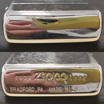 Zippo U.S. ARMY OKINAWA ジッポー 米軍 シルバカラー 沖縄 オイルライター 1992年製 火花確認済み 未使用保管品_画像4