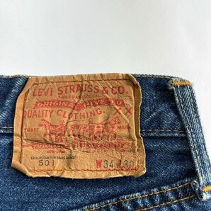 濃紺♪66前期 70s USA製 Levis 501 W34L30 オリジナル ビンテージ ゴールデンサイズ リーバイス 501 66前期 の画像6