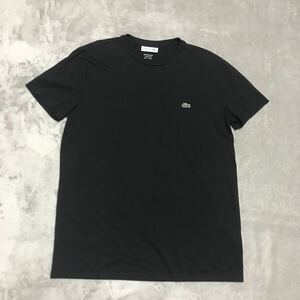  LACOSTE ラコステ 半袖Ｔシャツ ブラック US メンズ Mサイズ 美品