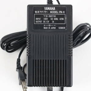 YAMAHA PA-6 PA-5 Input AC100V 50/60HZ 42VA/Output DC12V 2A MADE IN JAPAN センタープラス 純正アダプター 動作補償 返品可の画像1