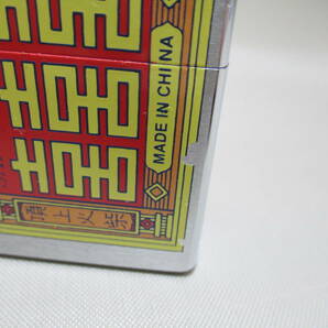 F028*ZIPPO 73* 中国マッチ箱デザイン ジッポライター 1点 /未使用 /色剥げあり 【送料込】の画像5