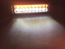 12V 24V LED デイライト フォグランプ オレンジ ホワイト 防水 トラック トレーラ 船舶 リフト _画像2