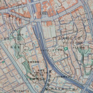 地形図 1万分の1●渋谷●平成元年発行●5色刷の画像7