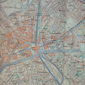 地形図 1万分の1●渋谷●平成元年発行●5色刷の画像3